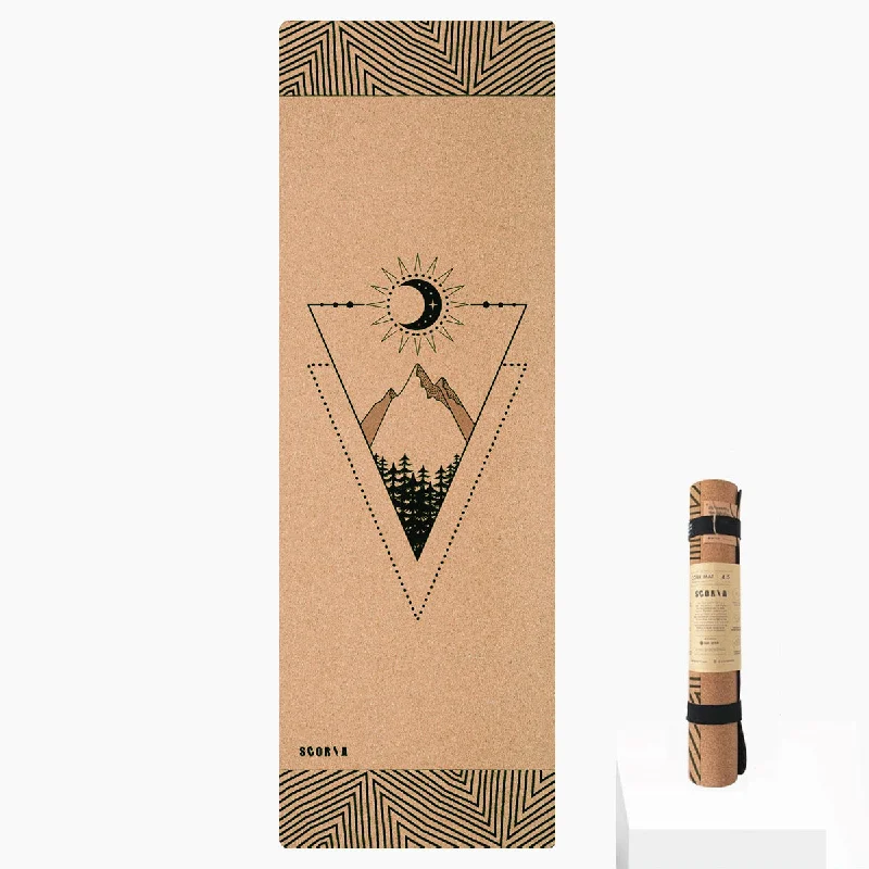 Weekend Deals That Dazzle Summit Peak Cork Yoga Mat | 4.5MM