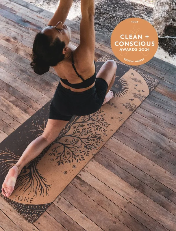 Special Price The Cycle Of Life Cork Yoga Mat