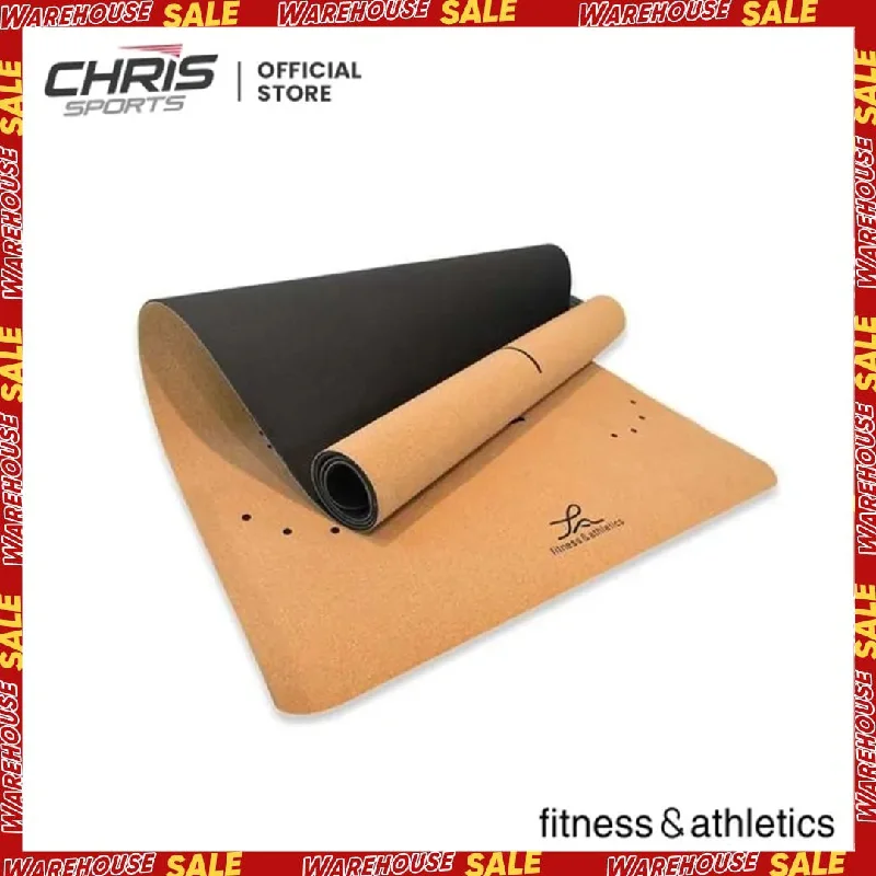 Weekend Deals You Can't Resist [WAREHOUSE SALE!] - Fitness & Athletics - Cork Yoga Mat - [Issue: Discoloration] NO RETURN POLICY!!