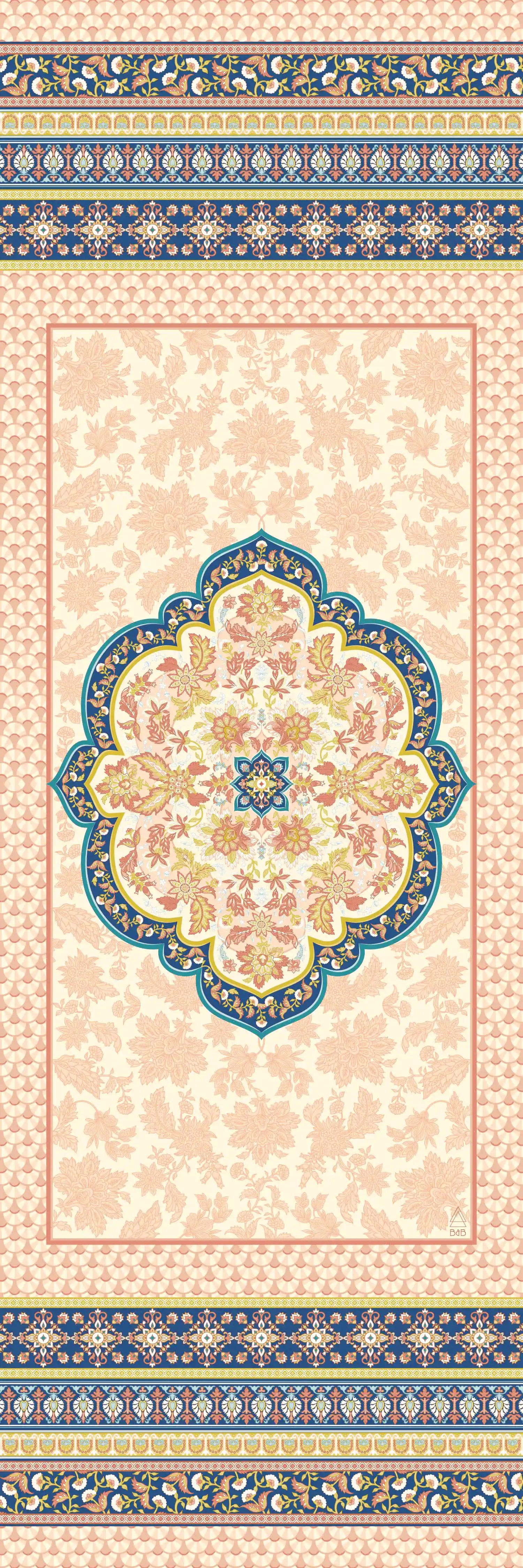 Huge Savings WILDFLOWER PEACH YOGA MAT
