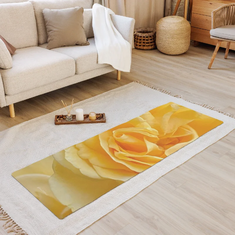 Weekend Savings Spectacular Yellow Rose Yoga mat
