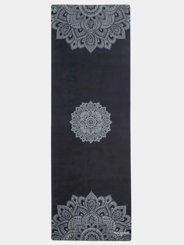 Massive Savings Yoga Design Lab Travel Mat 1.5mm- Mandala Black