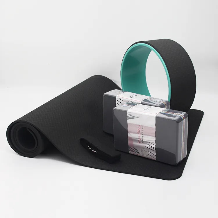 New Deal Yoga mat and block set