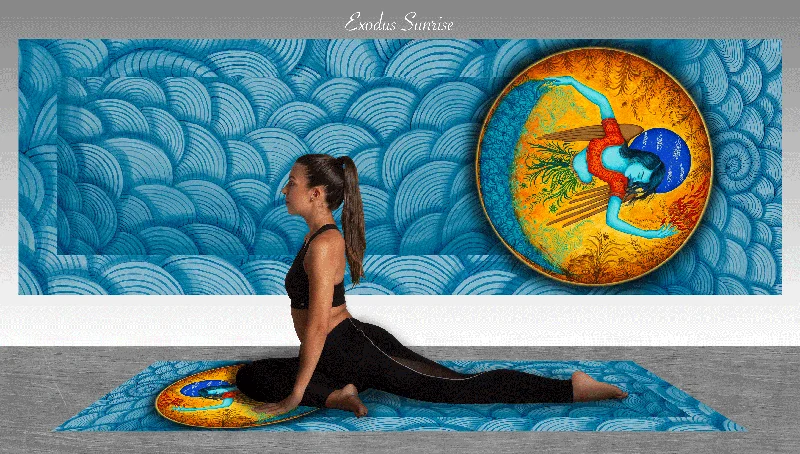 Weekend Deals to Make You Happy Yoga Mat - Exodus Sunrise