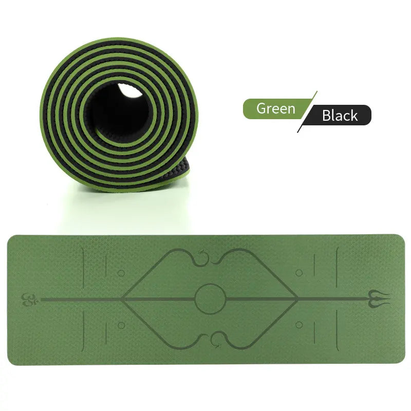 Weekend Deals That Thrill Yoga mat with markings