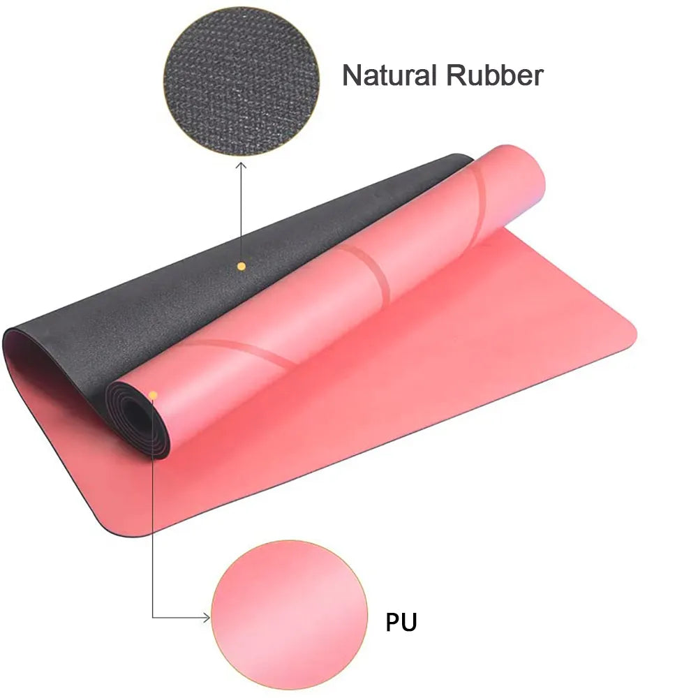 Can't Beat Yoga mat with position lines